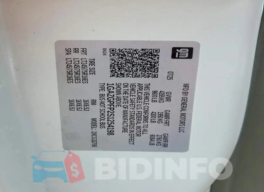 1GAZGPFP2S1254198 Photo# 14