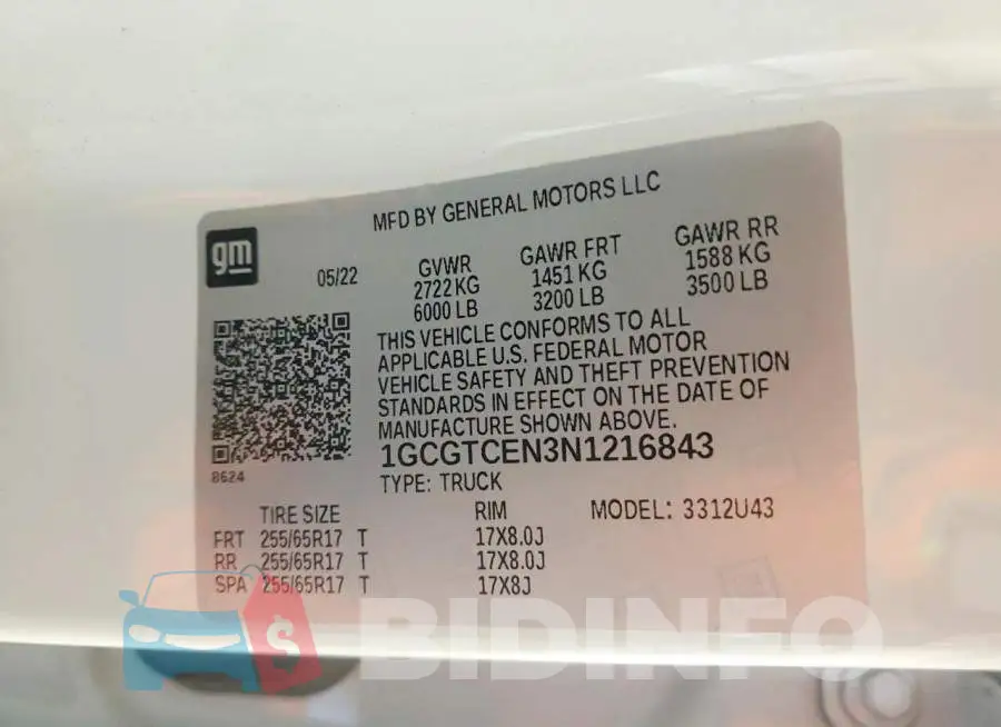 1GCGTCEN3N1216843 Photo# 13