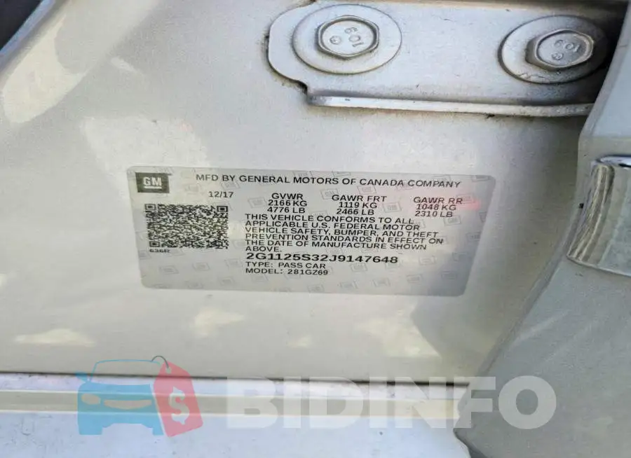 2G1125S32J9147648 Photo# 12
