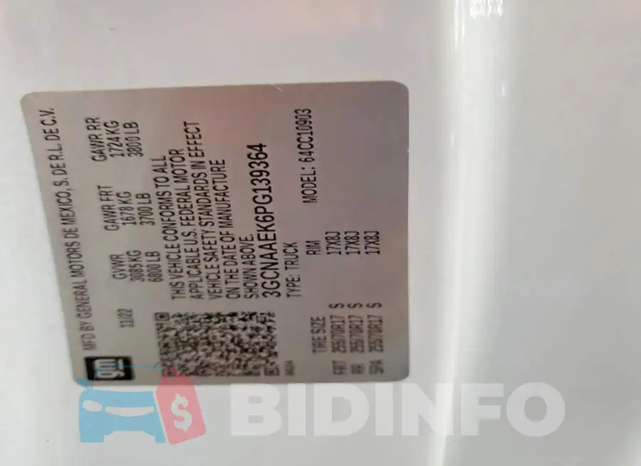 3GCNAAEK6PG139364 Photo# 12