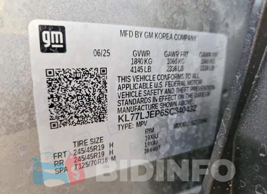 KL77LJEP6SC340432 Photo# 12