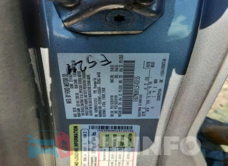 1FATP8UH1L5143155 Photo# 12