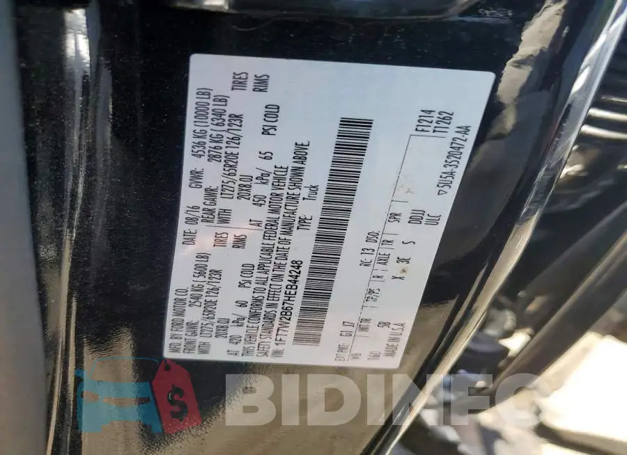 1FT7W2B67HEB44248 Photo# 12
