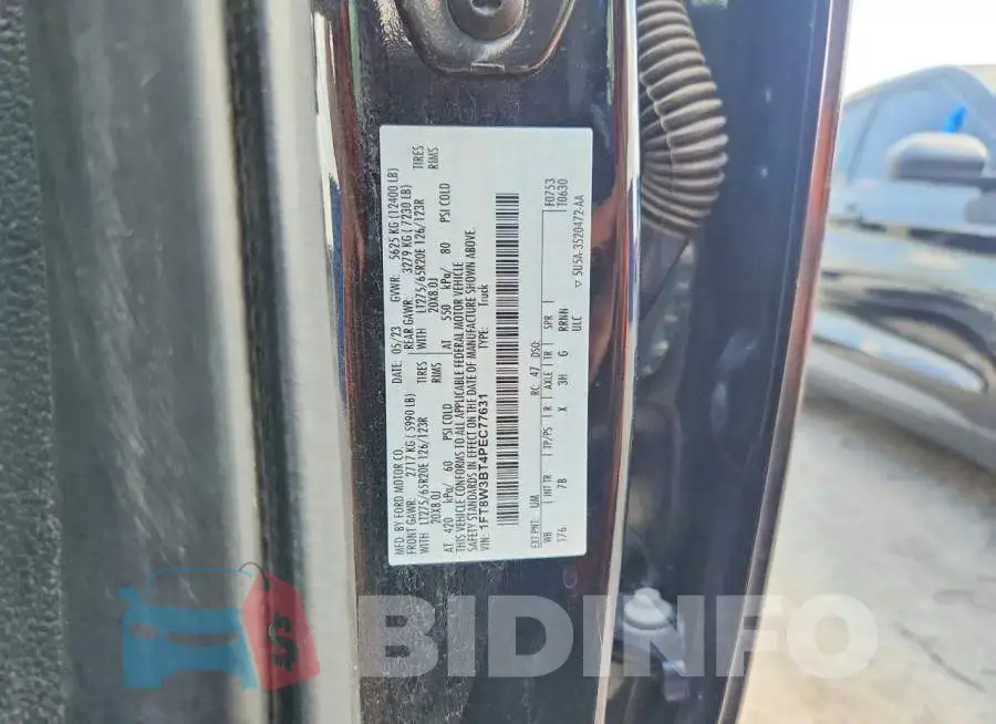 1FT8W3BT4PEC77631 Photo# 12