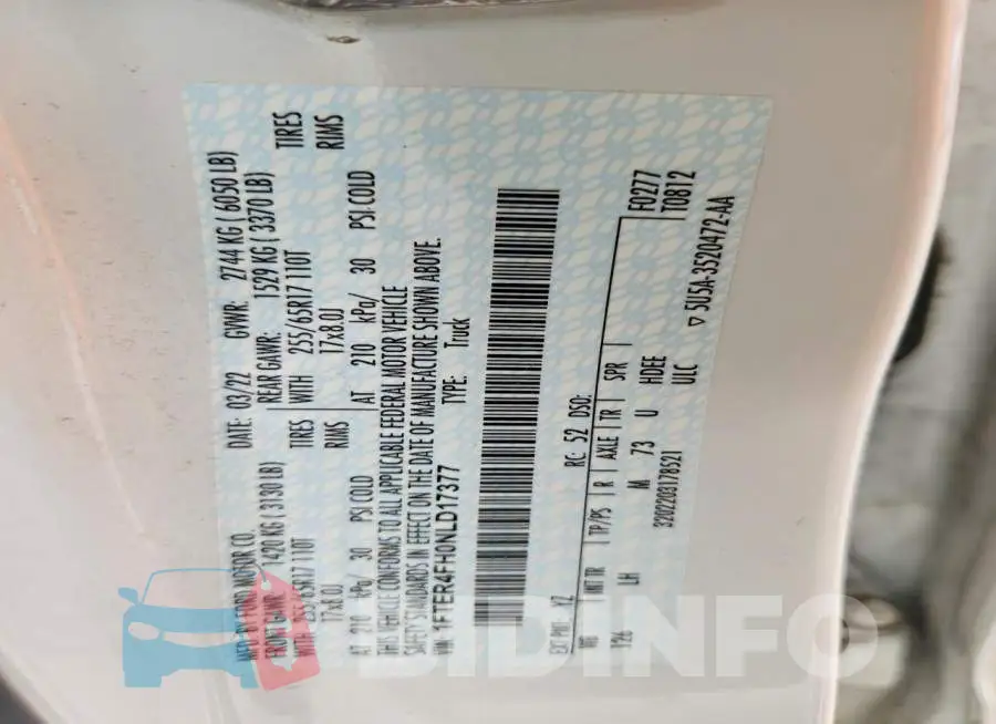 1FTER4FH0NLD17377 Photo# 12