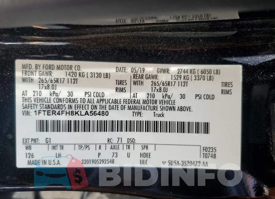 1FTER4FH8KLA56480 Photo# 12