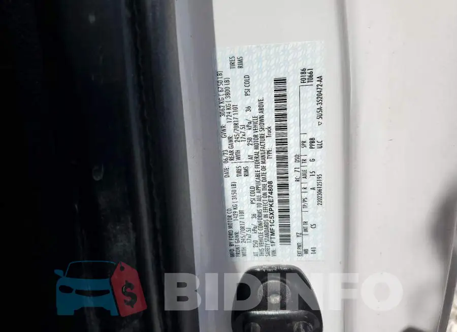 1FTMF1C5XPKE74808 Photo# 13