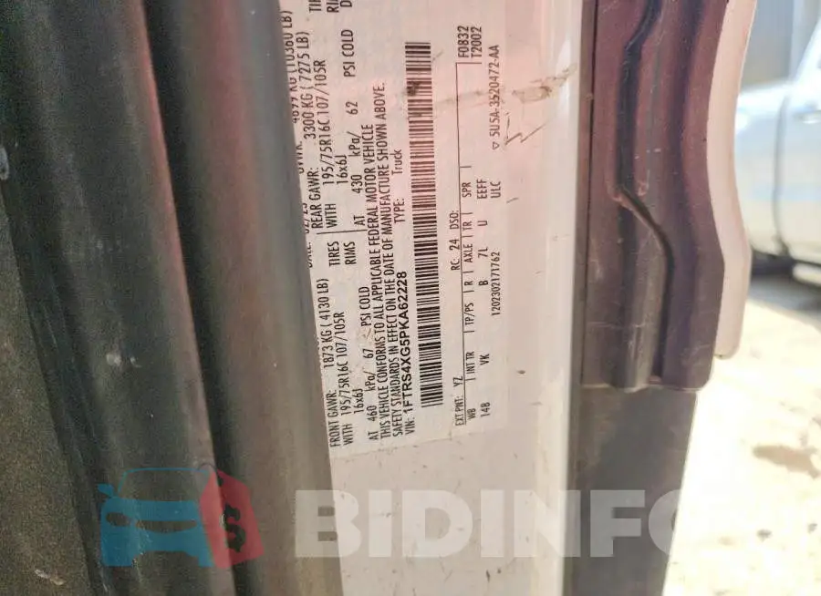 1FTRS4XG5PKA62228 Photo# 12