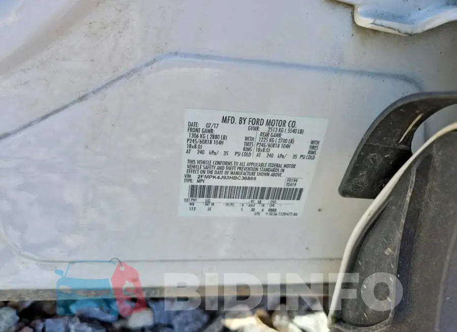 2FMPK4J93HBC36869 Photo# 12