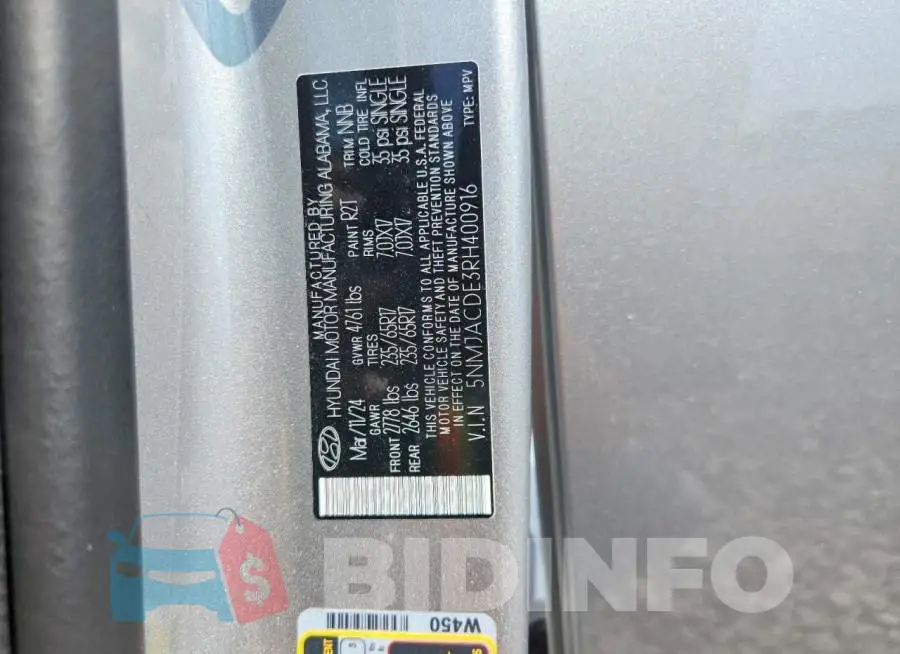 5NMJACDE3RH400916 Photo# 12