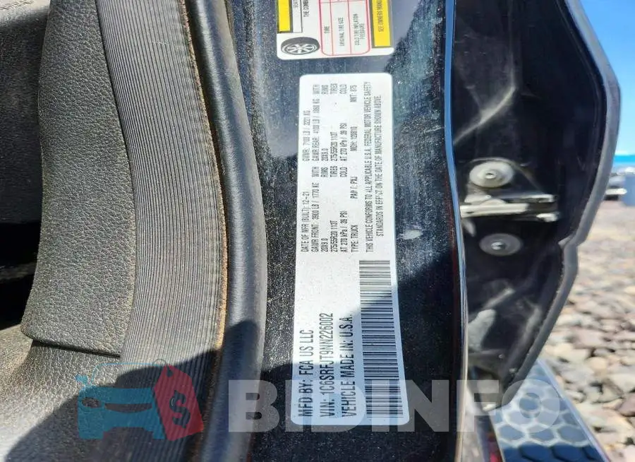 1C6SRFJT9NN226002 Photo# 12