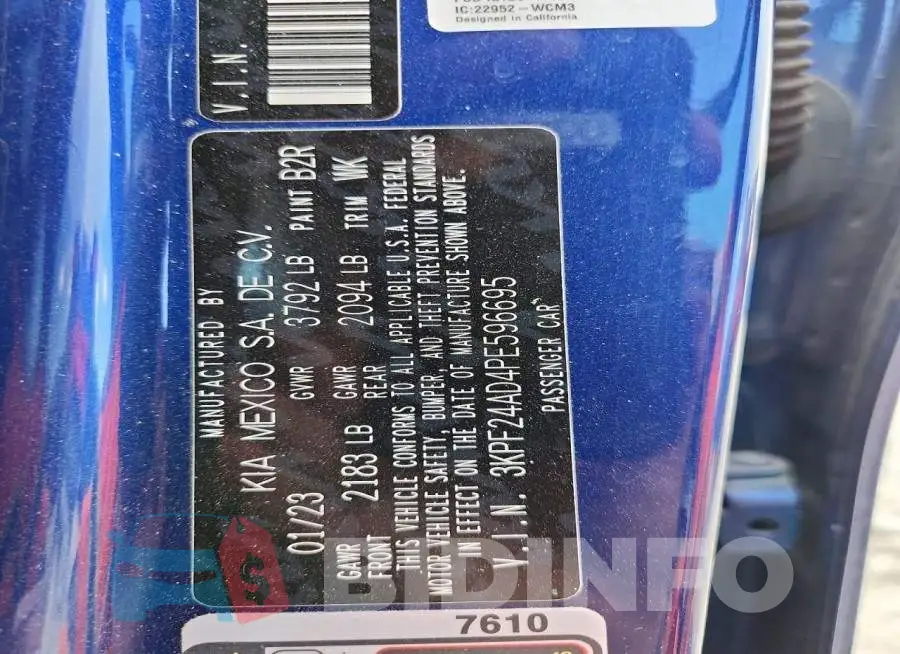 3KPF24AD4PE596695 Photo# 13