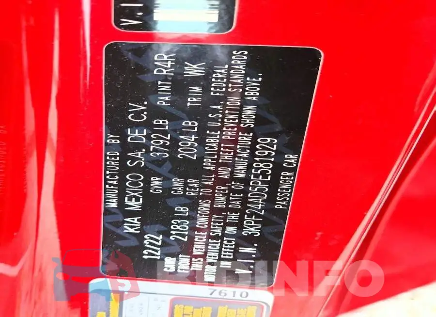 3KPF24AD5PE581929 Photo# 13