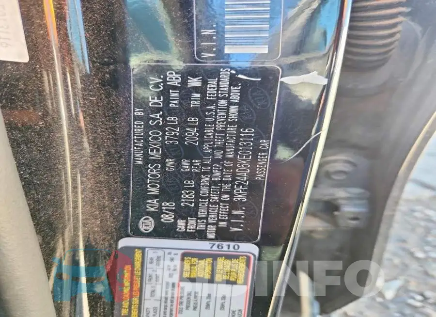 3KPF24AD6KE013116 Photo# 12