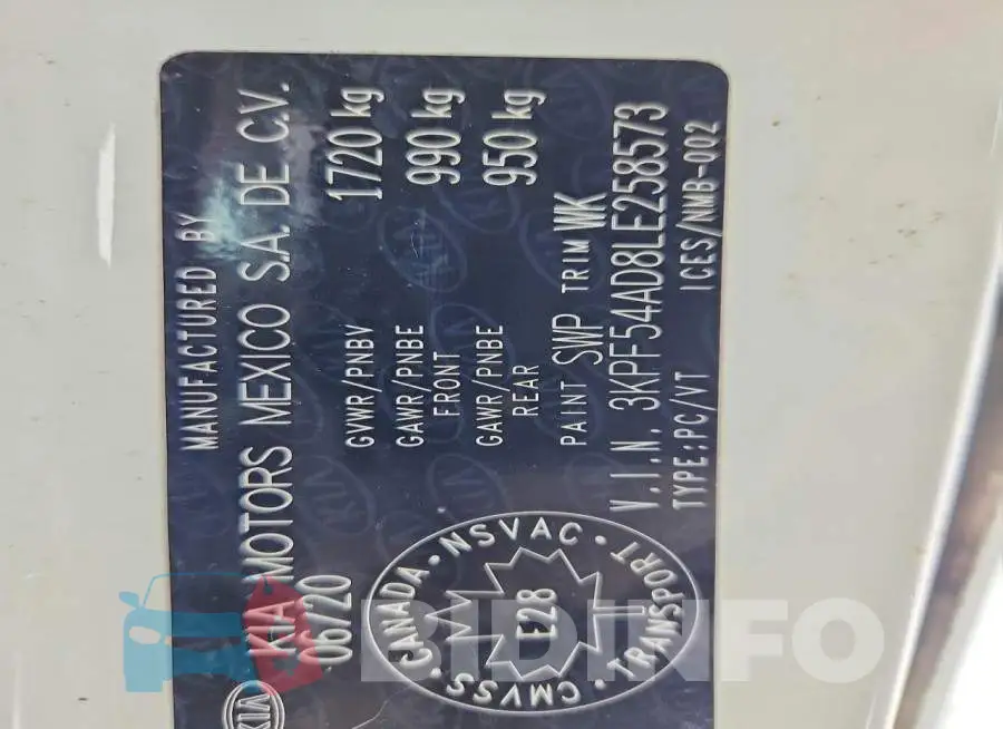 3KPF54AD8LE258573 Photo# 12