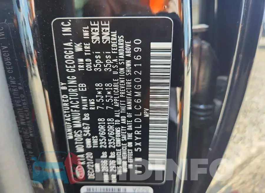 5XYRLDLC6MG021690 Photo# 13