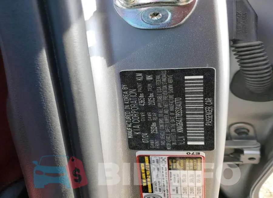 KNAG64J78S5314370 Photo# 12