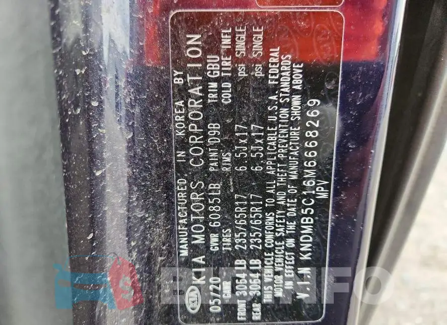 KNDMB5C16M6668269 Photo# 13