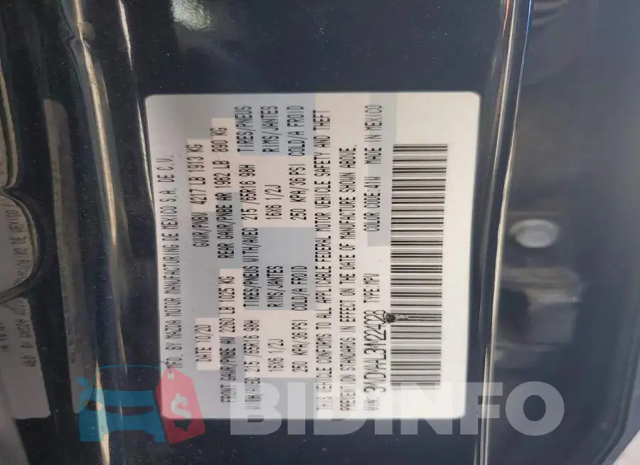 3MVDMAAL3MM224028 Photo# 12