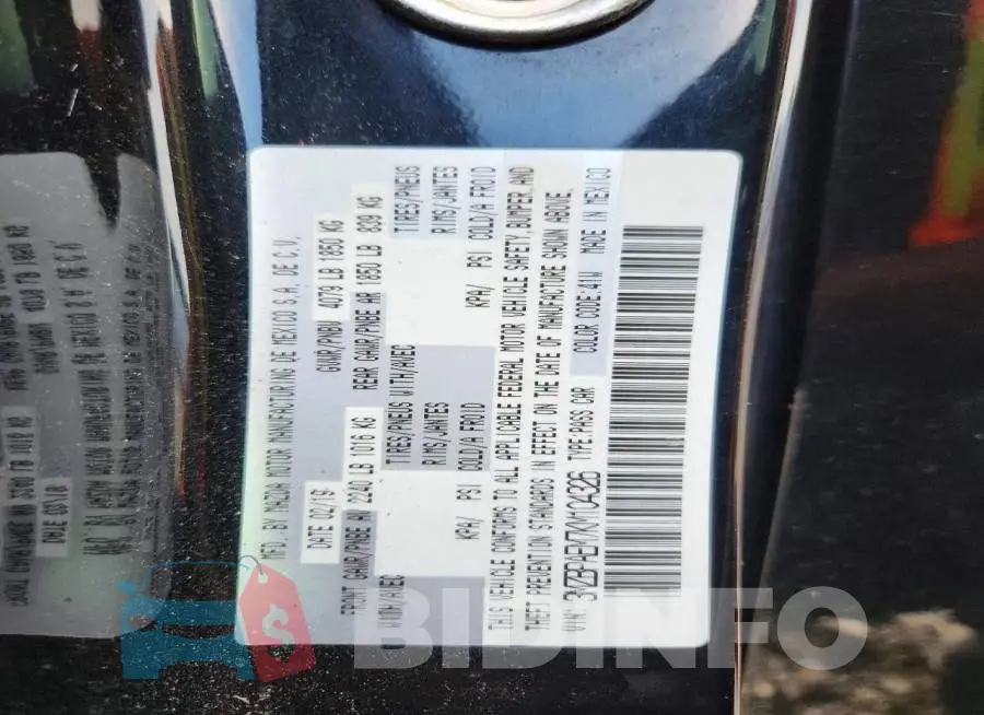 3MZBPAEM7KM104326 Photo# 12