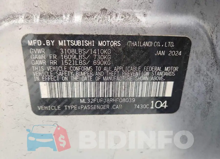 ML32FUFJ8RHF08039 Photo# 13