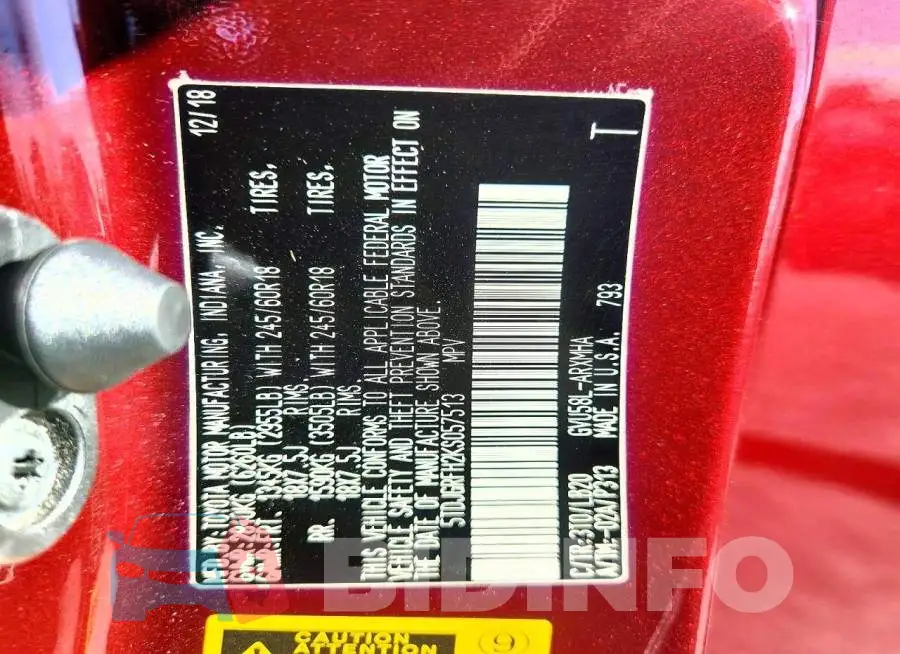5TDJGRFH2KS057513 Photo# 13