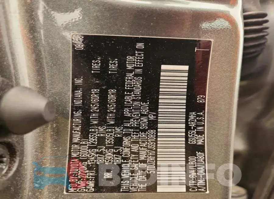 5TDJZRFH7JS910898 Photo# 13