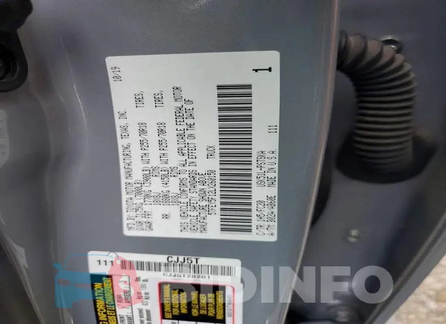 5TFEY5F12LX260150 Photo# 12