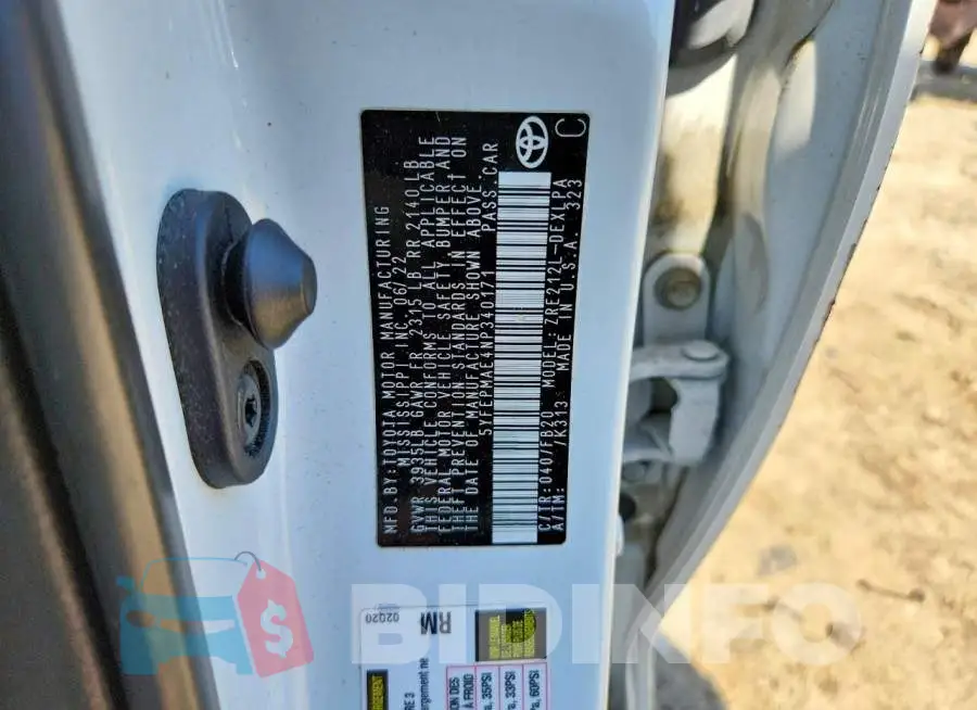 5YFEPMAE4NP340171 Photo# 12