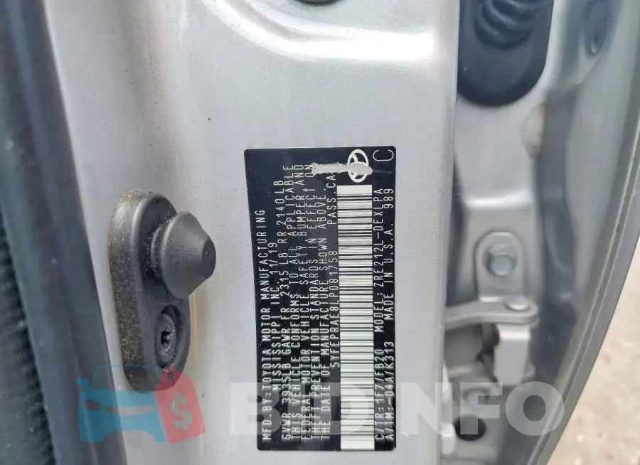 5YFEPRAE8LP081758 Photo# 12