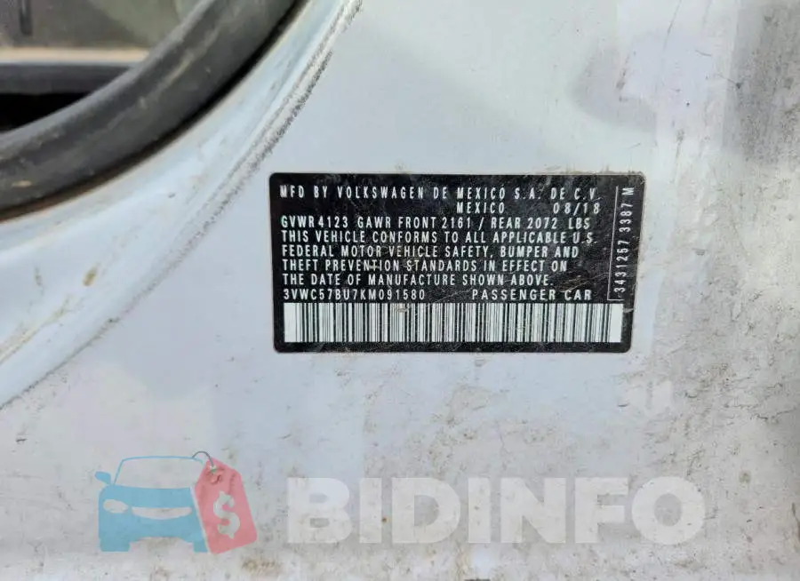 3VWC57BU7KM091580 Photo# 12