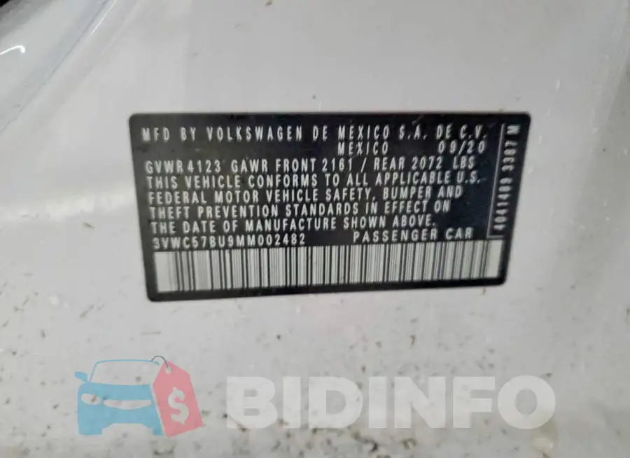 3VWC57BU9MM002482 Photo# 12