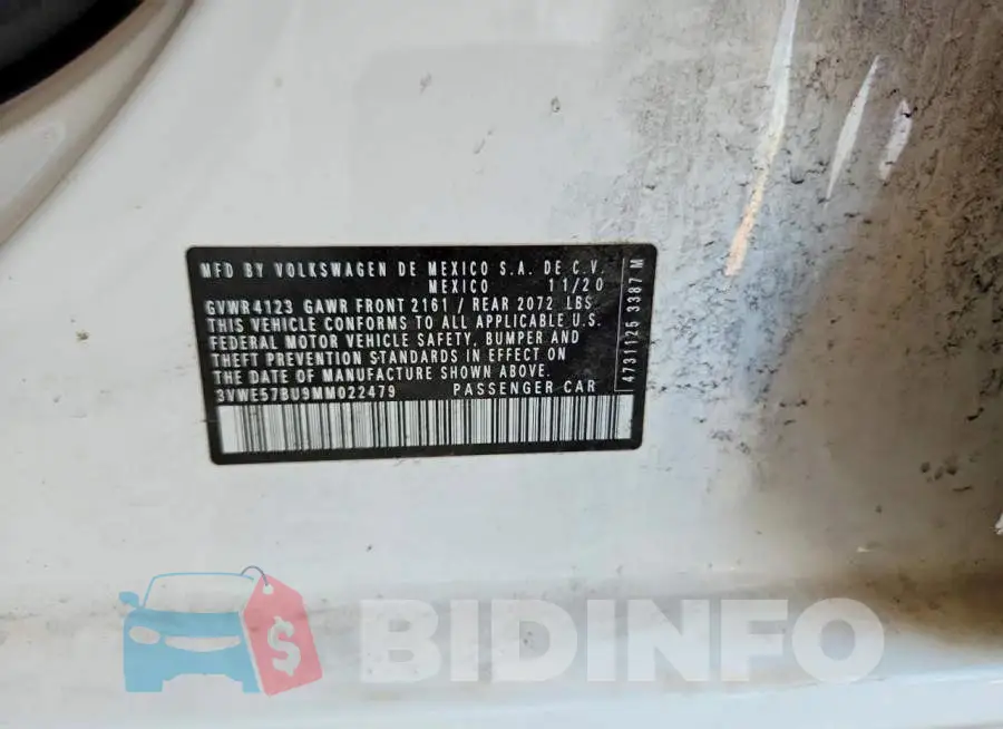 3VWE57BU9MM022479 Photo# 12
