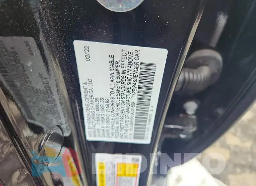 19UUB5F5XNA001669 Photo# 12