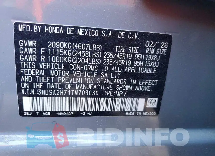 3HDSA2H71TM703030 Photo# 13