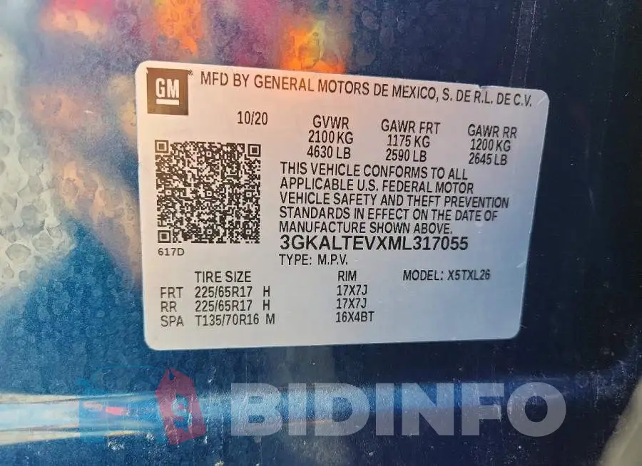 3GKALTEVXML317055 Photo# 13