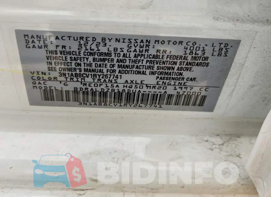 3N1AB8CV1RY267741 Photo# 12