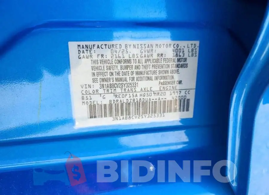 3N1AB8CV2SY325331 Photo# 12
