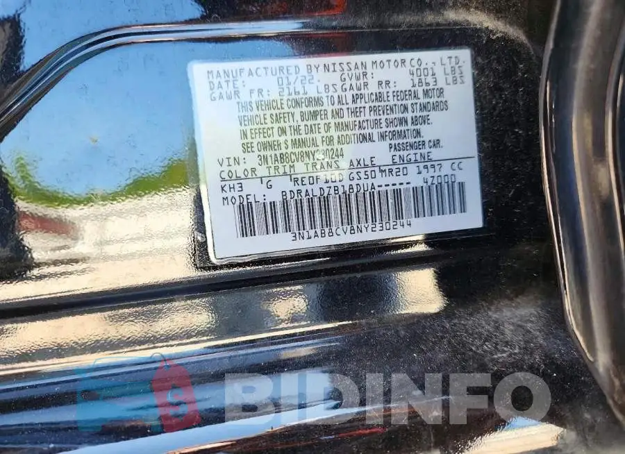 3N1AB8CV8NY230244 Photo# 12