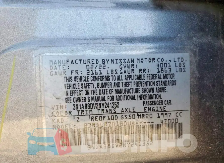 3N1AB8DV2NY241352 Photo# 12