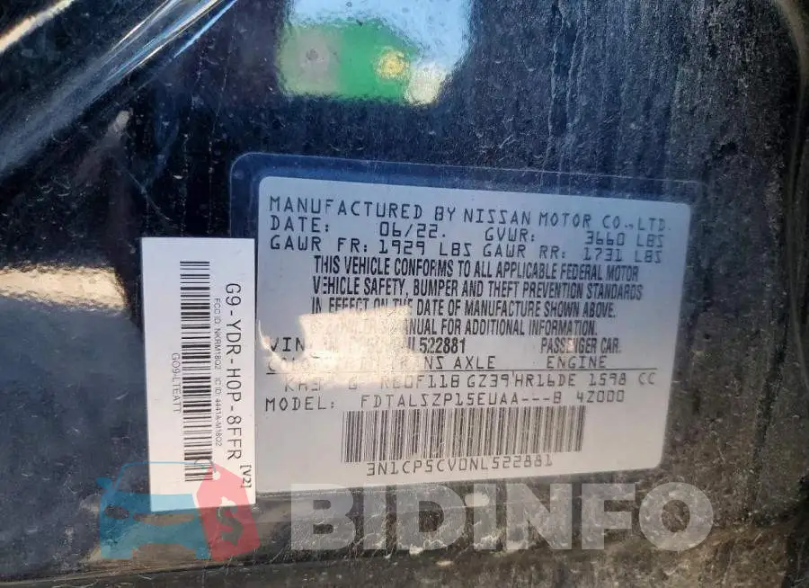 3N1CP5CV0NL522881 Photo# 13
