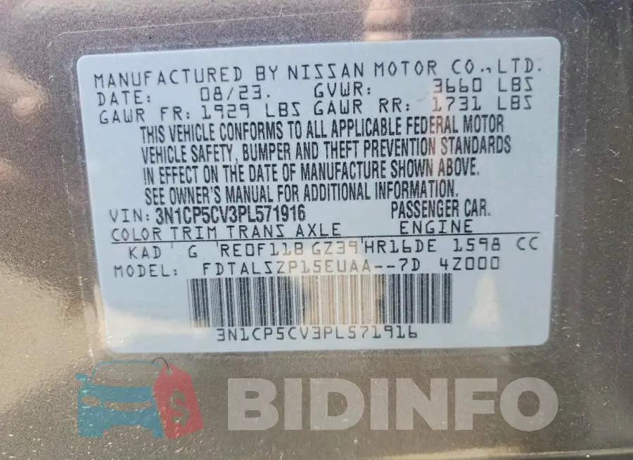 3N1CP5CV3PL571916 Photo# 13