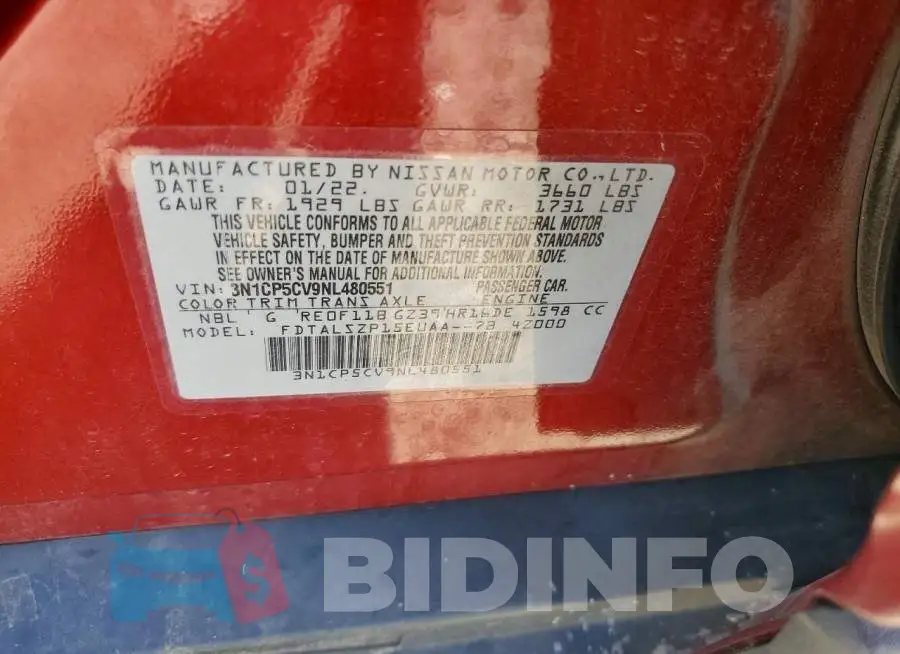 3N1CP5CV9NL480551 Photo# 13