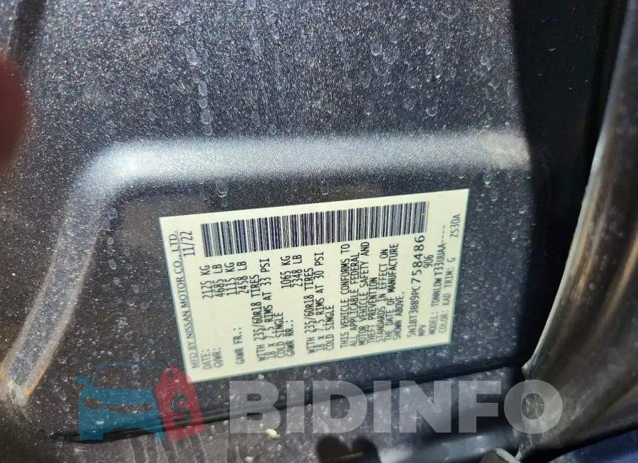 5N1BT3BB9PC758486 Photo# 13