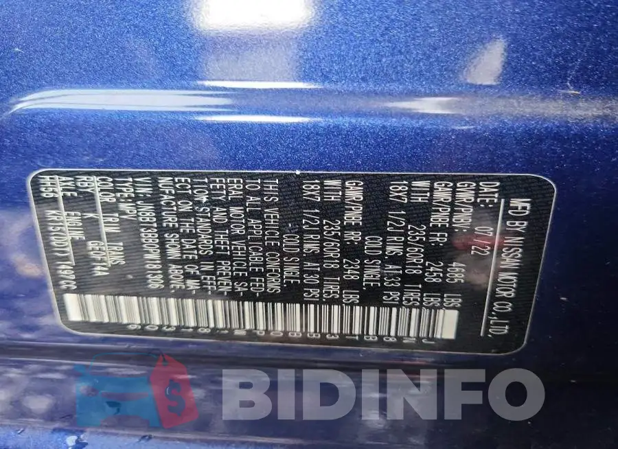 JN8BT3BB0PW181306 Photo# 13