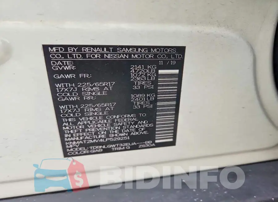 KNMAT2MV4LP529251 Photo# 13