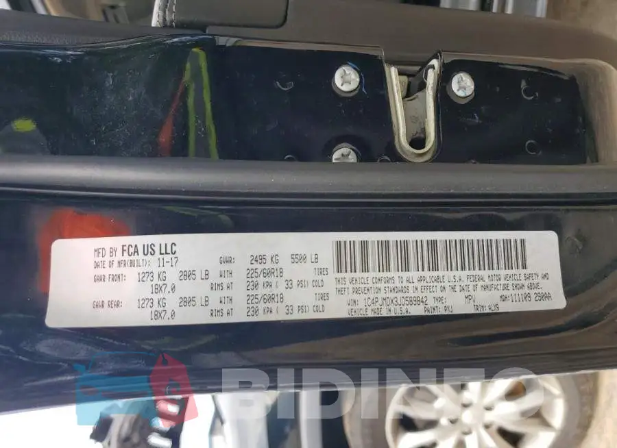 1C4PJMDX3JD589842 Photo# 13