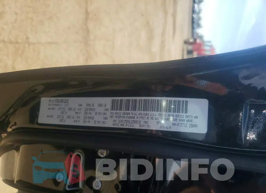 1C4PJMDX6JD509191 Photo# 14