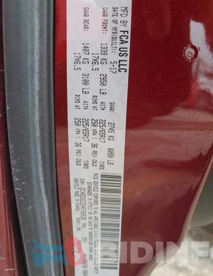 2C4RDGEG2HR760538 Photo# 13
