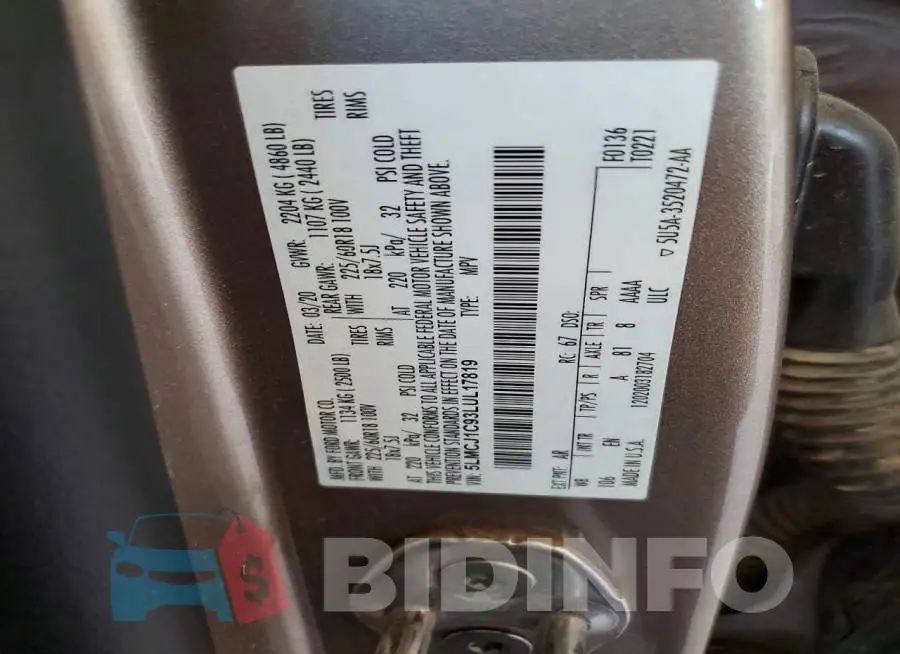 5LMCJ1C93LUL17819 Photo# 14